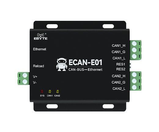 ECAN-E01系列CAN轉以太網智能協(xié)議轉換器調試教程