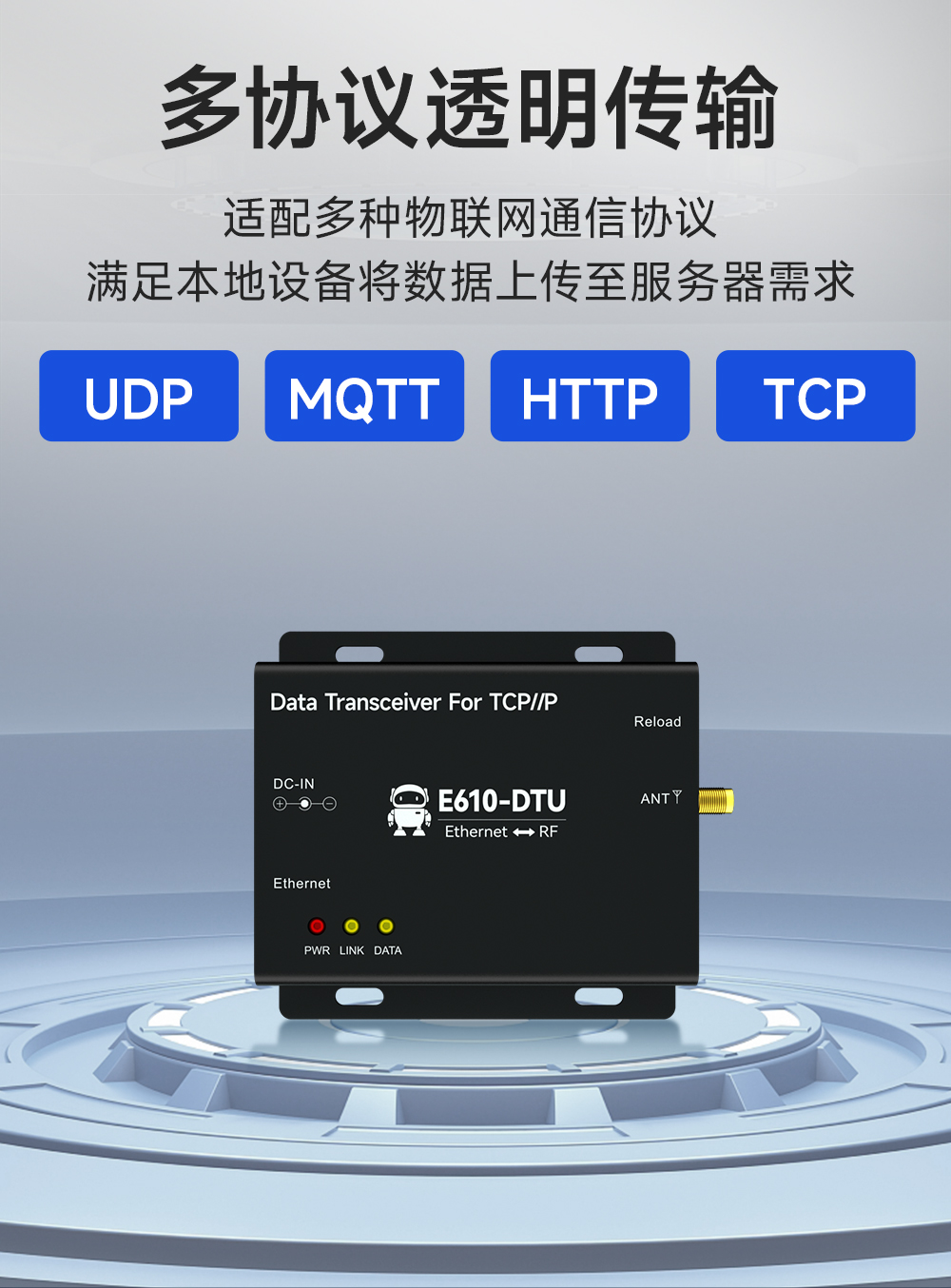 E610-DTU(433C30)E 無(wú)線數(shù)傳網(wǎng)關(guān) (5)