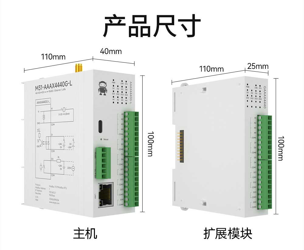 900頻段LoRa分布式遠程IO模塊 (20)